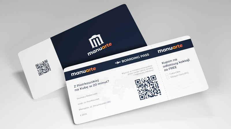 coupon ticket invitation design Manuarte