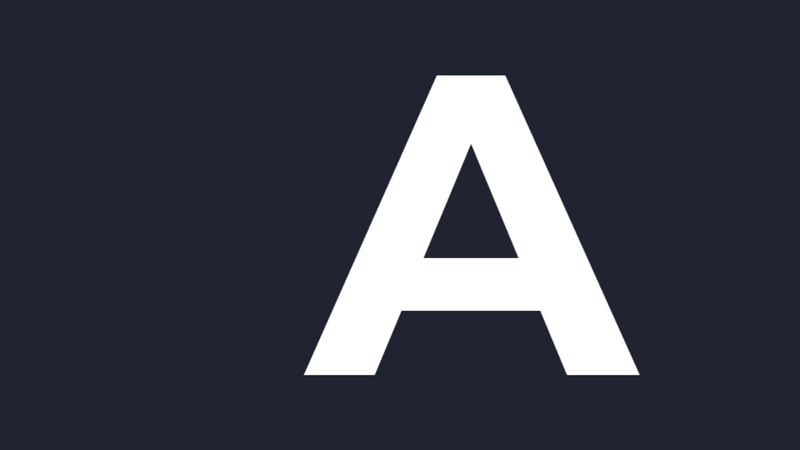 letters custom font animation motion design Manuarte